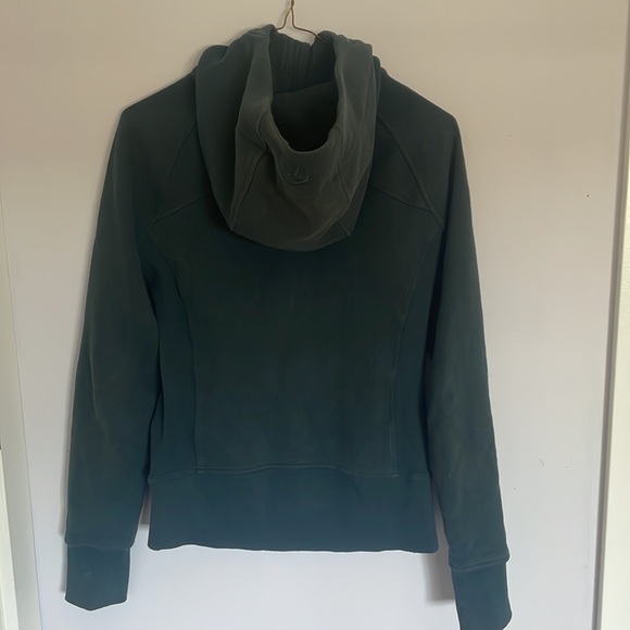 Lululemon forest green scuba hoodie - Picture 2 of 5